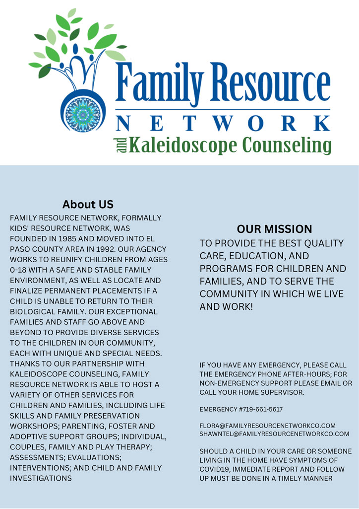 Family Resource Network | May newsletter
